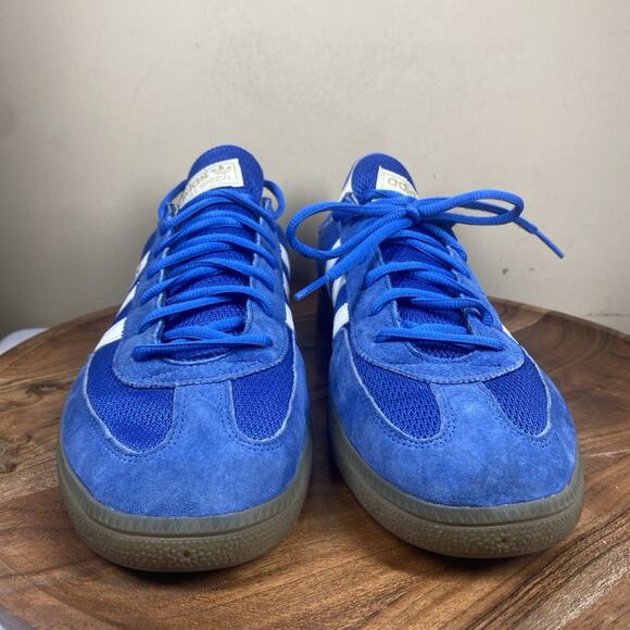 Adidas Handball Spezial Mens Blue White Size 12 Low Top Shoes Sneakers EE5728 - Picture 3 of 9